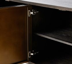 Eric Open Bookcase with Cabinets (68.5")