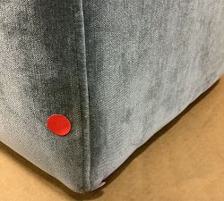 Open Box: Baldwin Upholstered Barrel Back Dining Chair - Rustic Chenille Vapor