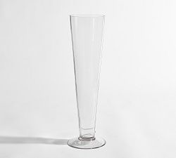 Open Box: Bedford Footed Glass Vase, Large 16"H