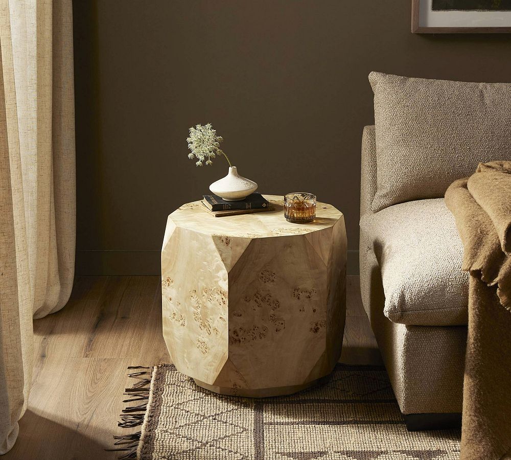 Elaina Geometric End Table (22") by Pottery Barn