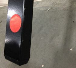 Open Box: Riviera Metal Outdoor Dining Side Chair Frame - Black