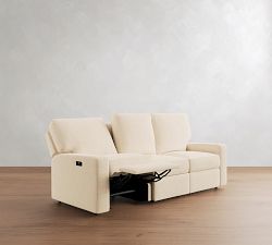 PB Comfort Square Arm Power Reclining Sofa (86")