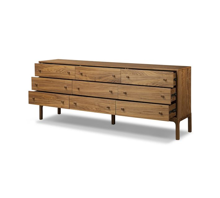 Zena 9-Drawer Dresser, Beige/Natural Walnut | Pottery Barn Zena 9-Drawer Dresser, Beige/Natural Walnut | Pottery Barn