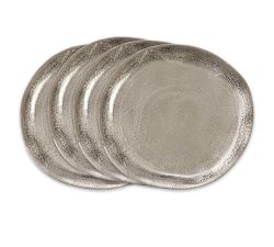 Aluminum Charger Plate, Set of 4