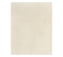 Geo Block Hand-Tufted Wool Rug