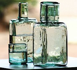 Handcrafted Tierra Water Carafe and Glass Set