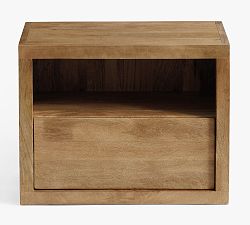 Open Box: Cayman Nightstand Without Glass Top (27"), Individual - Heirloom Wheat