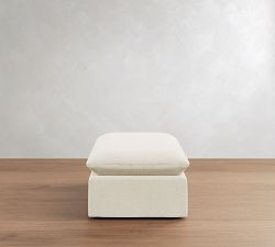 Palmetto Slipcovered Ottoman