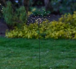 Solar Outdoor Lit Starburst Lawn Stakes