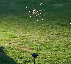 Solar Outdoor Lit Starburst Lawn Stakes