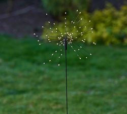 Solar Outdoor Lit Starburst Lawn Stakes