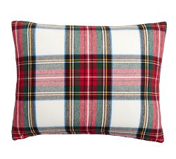 Stewart Plaid Flannel Reversible Comforter Sham
