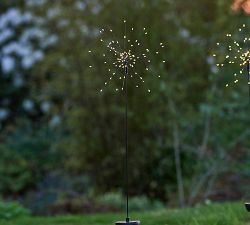 Solar Outdoor Lit Starburst Lawn Stakes