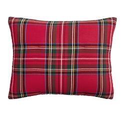 Stewart Plaid Flannel Reversible Comforter Sham