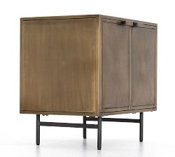 Argonaut Metal Cabinet Nightstand (25")