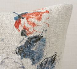 Darlene Floral Linen Pillow Cover