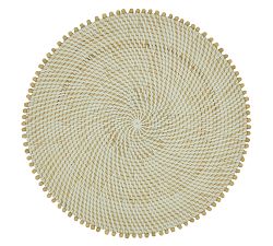 Beaded Table Placemats, Set of 4