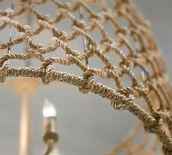 Cason Woven Drum Chandelier (21")