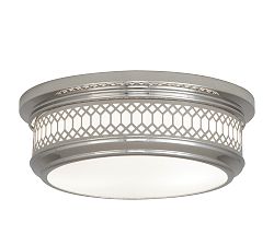 Open Box: Flora Flushmount, Small - Polished Nickel