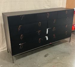 Open Box: Graham 9-Drawer Dresser, 70" - Black Wash