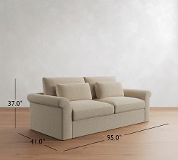 Westwood Roll Arm Deep Seat Sleeper Sofa (64"&ndash;95")