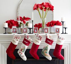 Grosgrain Frame Stocking Holder