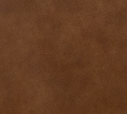 Open Box: Build Your Own York Roll Arm Leather Sectional, Right Loveseat - Signature Maple