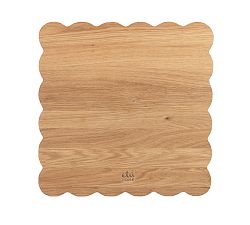 Open Box: Handcrafted Square Scalloped Cutting Board, Medium