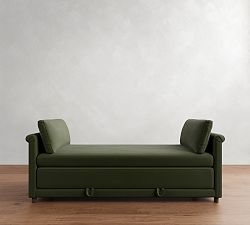 Open Box: Josie Daybed Sleeper, 88" - Performance Everydayvelvet™ Fern