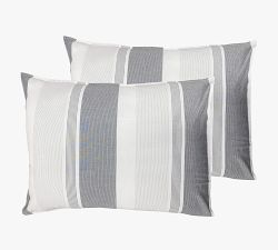 Reilly 3-Piece Striped Cotton Duvet Cover &amp; Shams Set