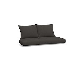 Open Box: Gideon Outdoor Sofa Cushion Cover, High Performance Plainweave - Graphite