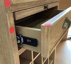 Open Box: Modular Bar Collection, Wine Grid Base - Seadrift