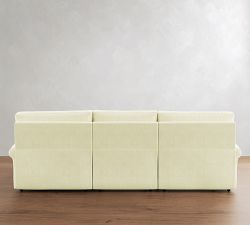 PB Comfort Modern Roll Arm Power Reclining Chaise Sectional (117"-131")