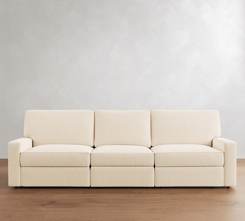PB Comfort Square Arm Power Reclining Storage Sofa (78"-138") by Pottery Barn