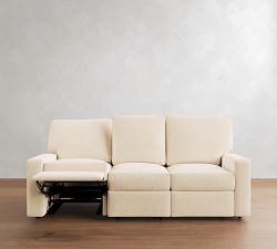 PB Comfort Square Arm Power Reclining Sofa (86")