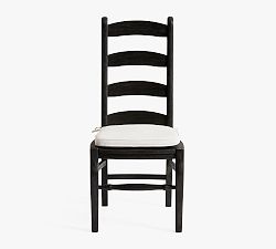 Open Box: Universal Dining Chair Cushion,  Medium/Large - Performance Heathered Canvas Flax