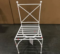 Open Box: Verona Outdoor Bistro Chair Frame - White
