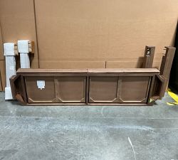 Open Box: Rockport Reclaimed Wood Console Desk (80") - Cocoa Brown