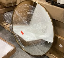 Open Box: Stowe Round Mirror (40") - Brass