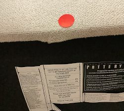 Open Box: Baldwin Upholstered Barrel Back Dining Chair - Performance Boucle Oatmeal