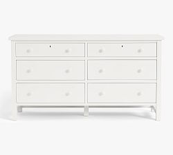 Open Box: Farmhouse 6-Drawer Dresser (66") - Montauk White