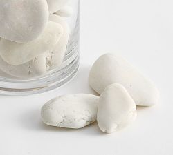 White Stone Vase Filler