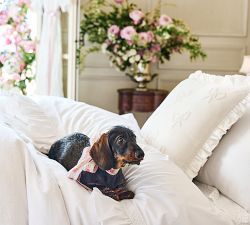 LoveShackFancy Tossed Lace Bow Pillow