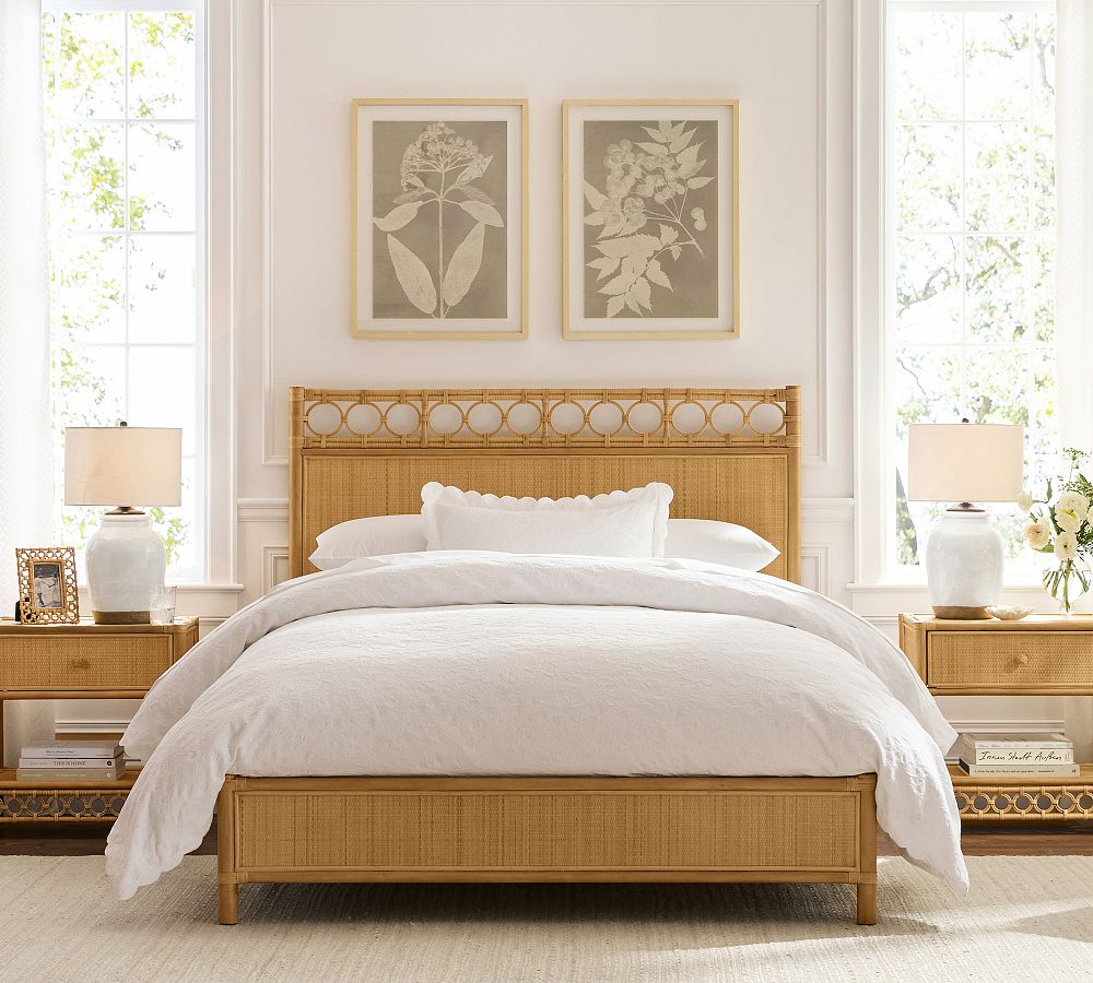 Monique Lhuillier Siena Woven Bed by Pottery Barn