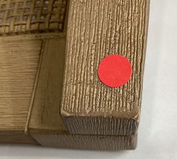 Open Box: Atwood Cane Counter Stool (26") - Performance Boucle Oatmeal, Seadrift