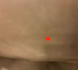 Open Box: Ayden Barrel Leather Swivel Armchair (32") - Churchfield Camel