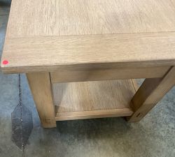 Open Box: Benchwright Square End Table (24") - Seadrift