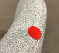 Open Box: Layton Grand Dining Chair - Performance Boucle Oatmeal, Seadrift