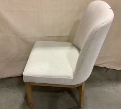 Open Box: Layton Grand Dining Chair - Performance Boucle Oatmeal, Seadrift