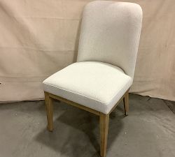 Open Box: Layton Grand Dining Chair - Performance Boucle Oatmeal, Seadrift
